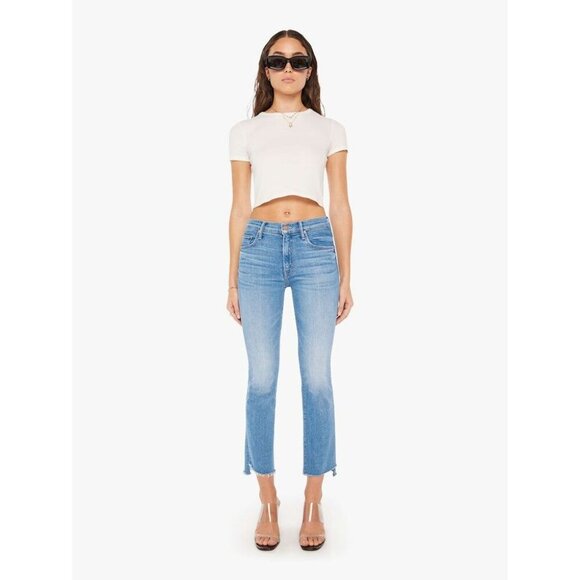 Mother The Insider Crop Step Fray Promises To Keep 27 - Picture 1 of 11